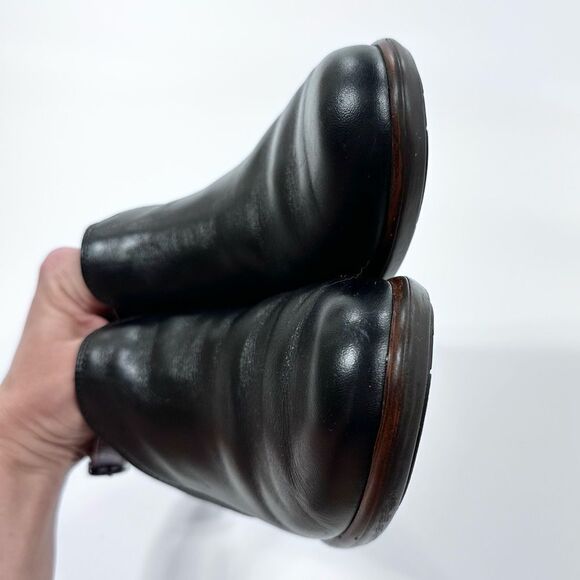 NOAT kamsin black and tan low heel bootie 37 - Picture 5 of 11